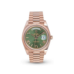 Day-date 40 228235 Green Roman Watches Rolex 