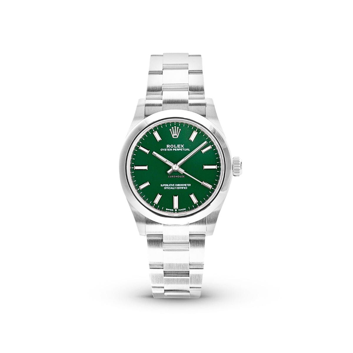 Oyster Perpetual 31 277200 Green Watches Rolex 