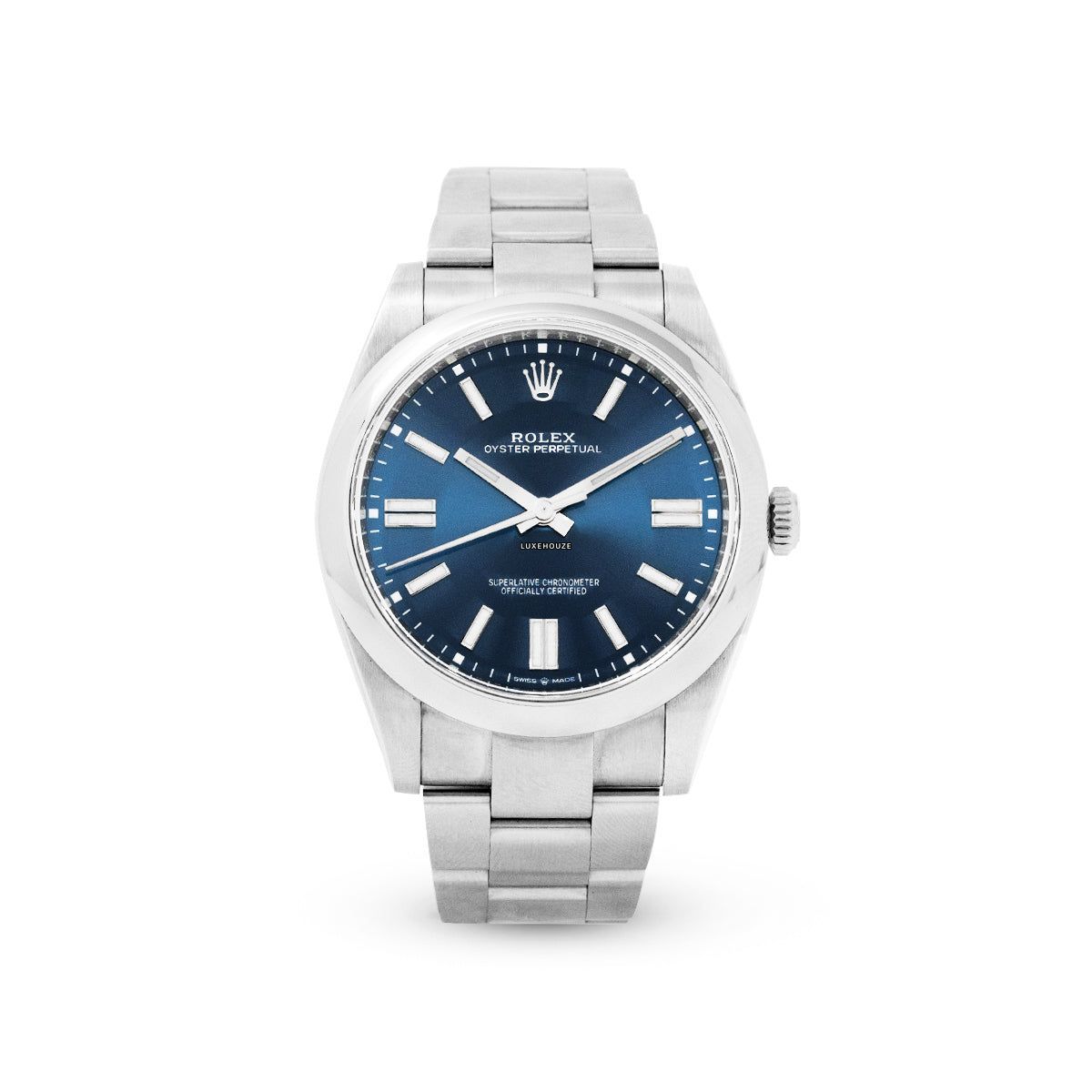 Oyster Perpetual 41 124300 Blue Watches Rolex 