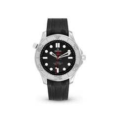 Seamaster Diver 300M 21032422001002 Nekton Black Dial, Rubber Strap Watches Omega 