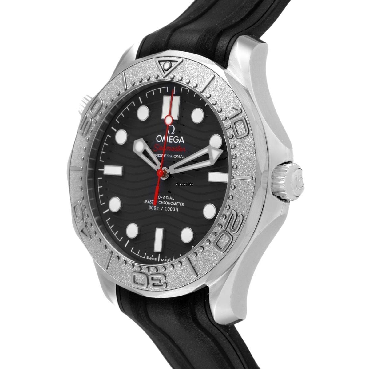 Seamaster Diver 300M 21032422001002 Nekton Black Dial, Rubber Strap Watches Omega 