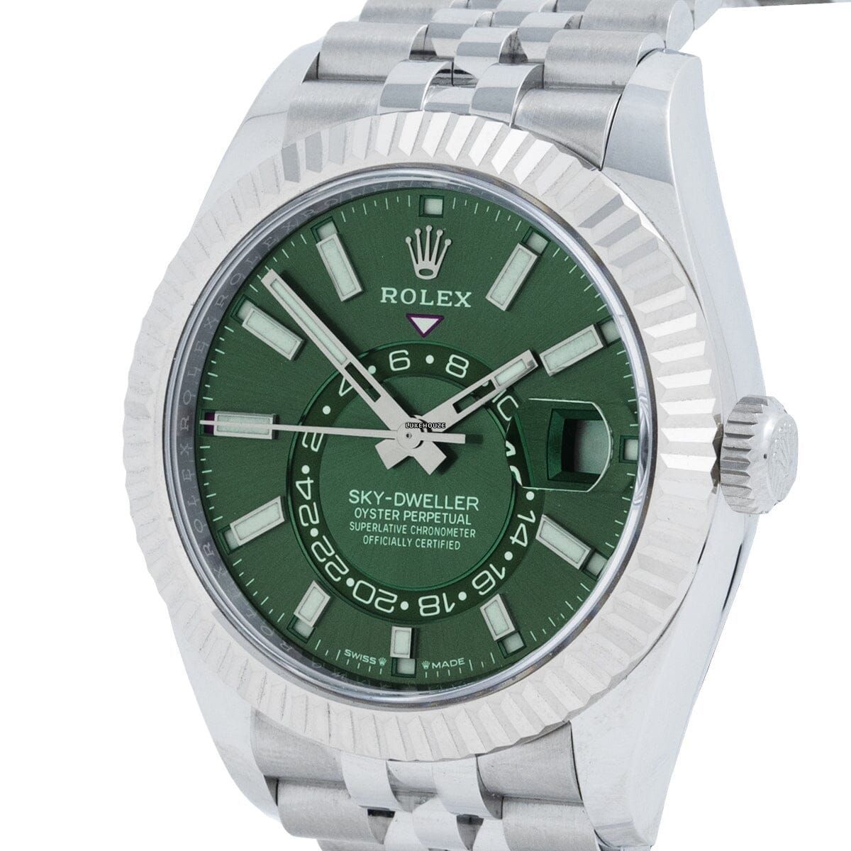 Sky-Dweller 336934 Green Jubilee Watches Rolex 