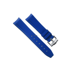 Sport Models Plus Tang Buckle Series Watch Bands RUBBER B Pacific Blue 