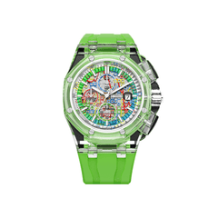 AET Remould Artist Collection Royal Oak Offshore - Grid Game Sapphire Watches AET Remould 