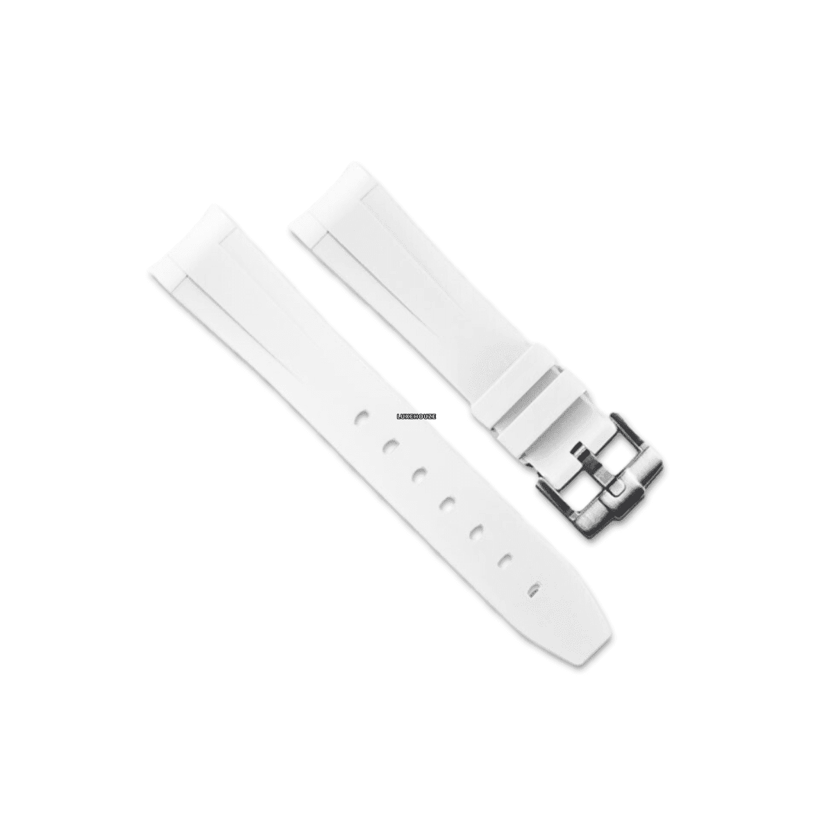 Sea-Dweller 43mm Tang Buckle Series Watch Bands RUBBER B Arctic White 