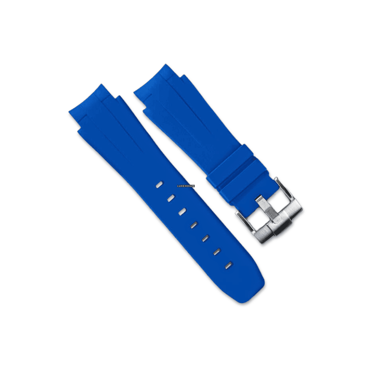 126660 Deepsea Tang Buckle Series Watch Bands RUBBER B Pacific Blue 